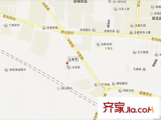 玉林苑交通圖