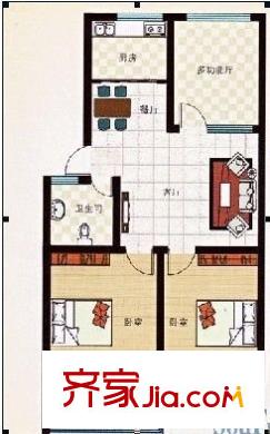 九龍宮小區(qū) 3室 戶型圖