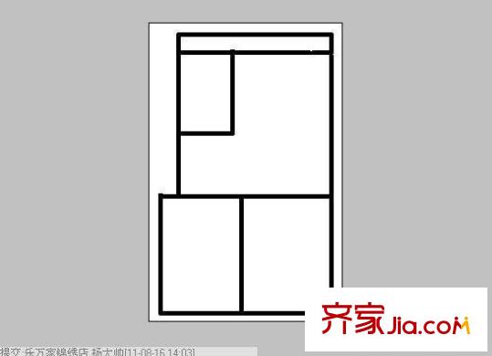 紅旗小區(qū) 2室 戶型圖