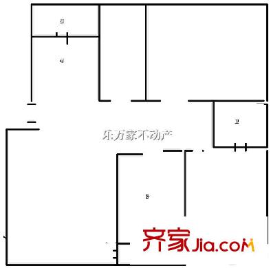 國(guó)土局宿舍(奎文)戶型圖國(guó)土局宿舍 3室 戶型圖 3室1廳1衛(wèi)1廚