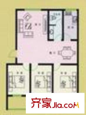 泰祥花苑戶型圖泰祥 3室2廳1衛(wèi)1廚