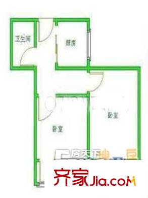 后姚小區(qū)戶型圖戶型圖（20130308） 2室1廳1衛(wèi)1廚