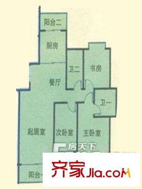 新華怡景苑戶(hù)型圖戶(hù)型圖（20130308） 3室2廳2衛(wèi)1廚