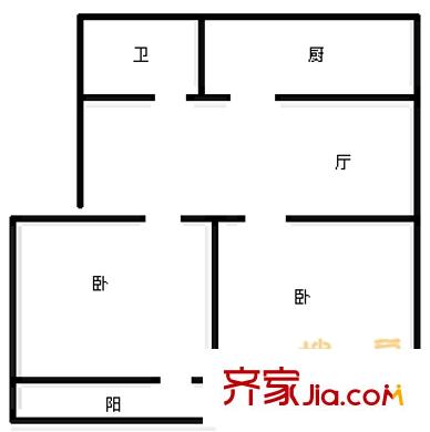 魯偉家園 2室 戶型圖
