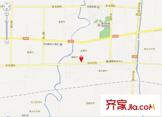 貴和苑小區(qū)交通圖