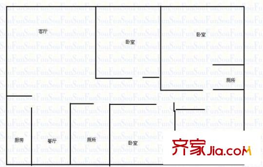 藝景嘉園 4室 戶型圖