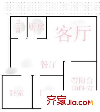 世紀花苑 3室 戶型圖