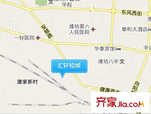 匯軒銘城交通圖