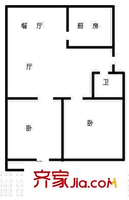 舜都花園 4室 戶型圖
