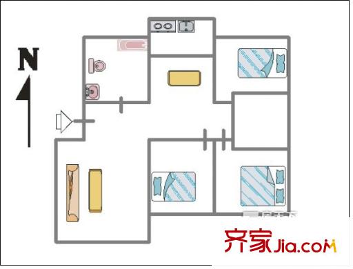 138平龍居苑 戶型圖