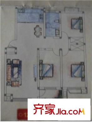 舜華園 3室 戶型圖