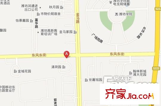 清荷園交通圖