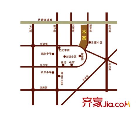 高速仁和盛庭交通圖