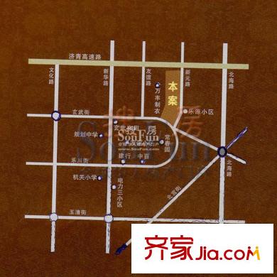 高速仁和盛庭交通圖