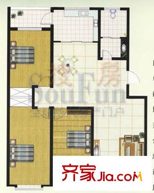 安順東區(qū) 3室 戶型圖