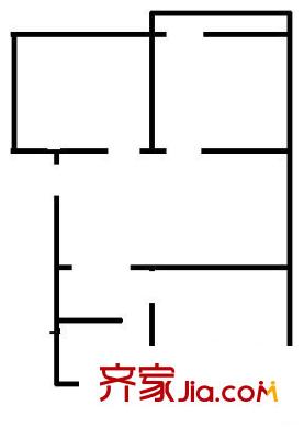 早春園小區(qū) 2室 戶型圖