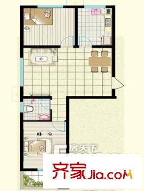 金馬家園戶型圖戶型圖 3室1廳1廚