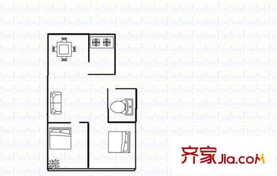 吉祥家園 2室 戶型圖