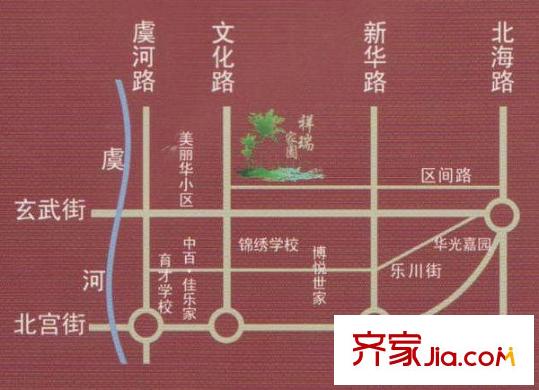 祥瑞家園交通圖