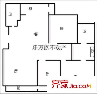 七星之都 3室 戶型圖