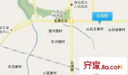 鳳鳴郡交通圖
