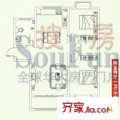 中央麗景 戶型圖