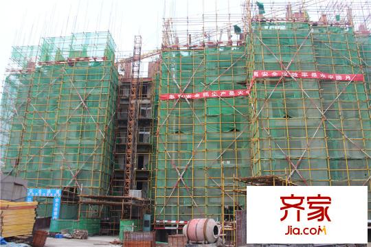 興源國際城4號(hào)樓高層主體施工（2015-11-10） 