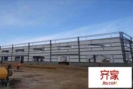 卓達濰坊生態(tài)產(chǎn)業(yè)新城4#車間施工進度（2014-12-16）