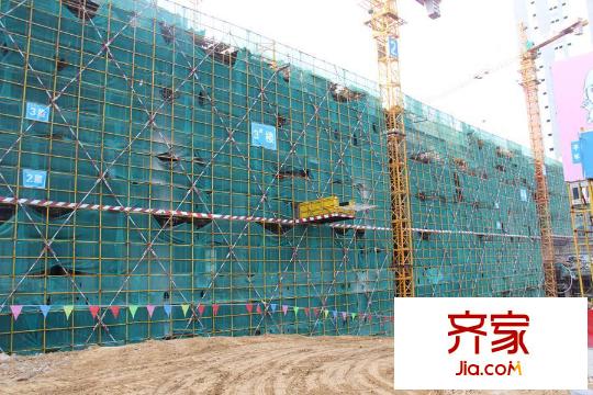 卓信EHO國際社區(qū)3號樓施工至4層（2015-9-14）