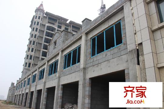 舜景苑一期沿街商鋪施工（2015-9-25）