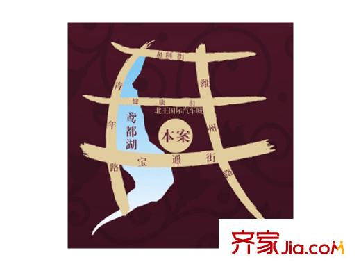 天潤淺水灣區(qū)位圖