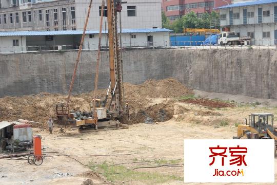 和揚晶立方三期地基施工進度（2015-6-25）