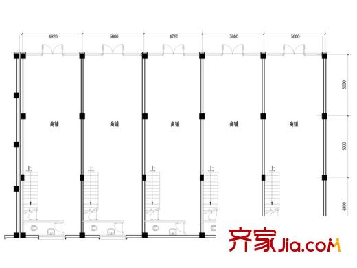 海利商城商業(yè)平面圖 5室