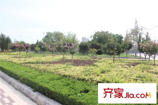 水韻華府北100米汶河廣場(chǎng)