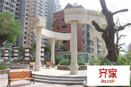 英倫花園小區(qū)園林施工（2015-8-11）