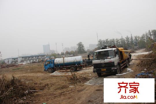 茂華愛琴海三期地基施工中（2015-11-25）