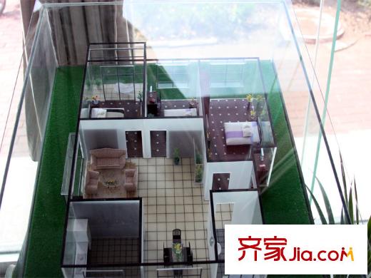 金地花園多層標(biāo)準(zhǔn)層1戶型 3室2廳1衛(wèi)1廚