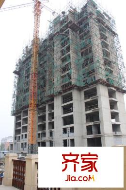 虞河小鎮(zhèn)二期高層8號樓施工（2015-10-16）