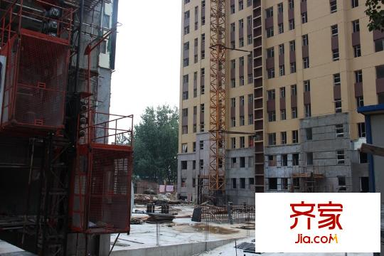 櫻海攬郡高層4#樓外墻施工（2015-9-8）