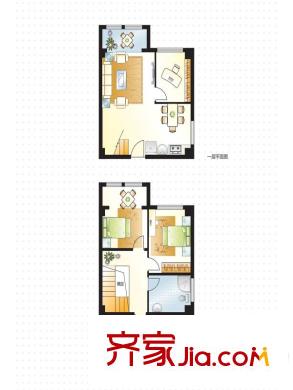 五米陽(yáng)光高層公寓A、B、D戶型 3室2廳1衛(wèi)1廚