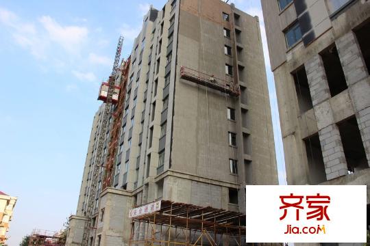 宜嘉家園小高層2號樓外墻進度（2015-10-28）