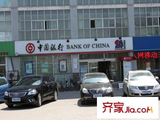 紫金花園周邊北宮街與虞河路交匯處銀行配套