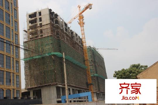 茶博城御府1/2號高層樓體施工（2015-8-12）