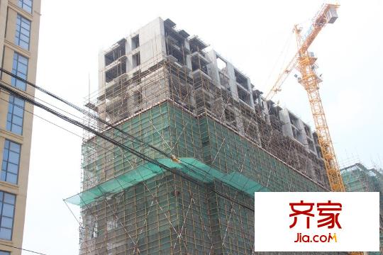 茶博城御府1號高層樓體施工（2015-8-12）