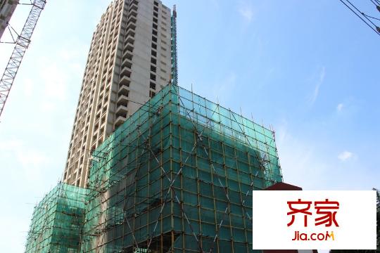 中和香檳花園高層9#樓體施工（2015-9-8）