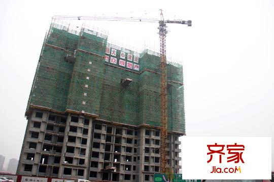 虞河生活城9號(hào)樓主體施工（2015-11-20）