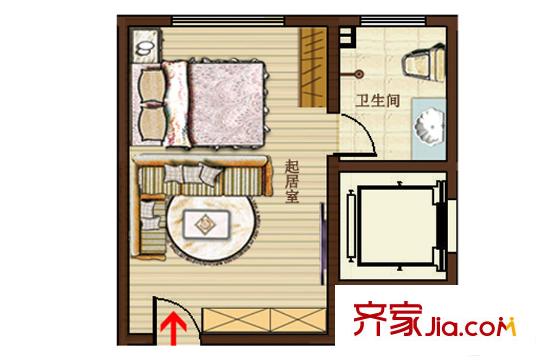 金馬怡園高層3號(hào)樓公寓戶型 1室1廳1衛(wèi)