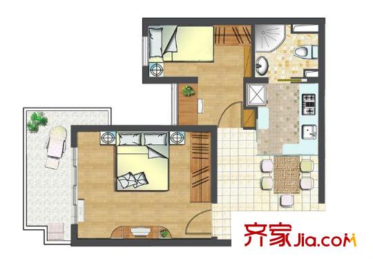 宏日陽光水岸 戶型圖
