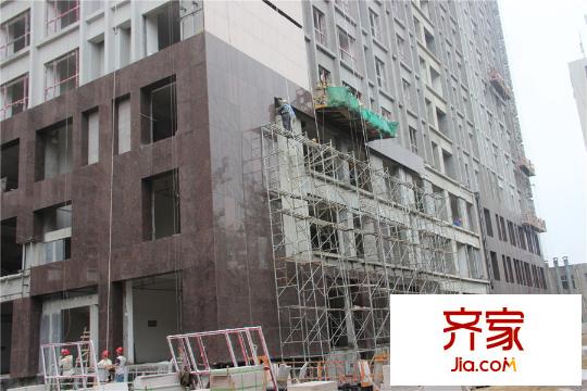 銀泉廣場沿街底商施工（20150911）
