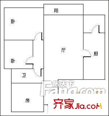 城南東苑 戶型圖